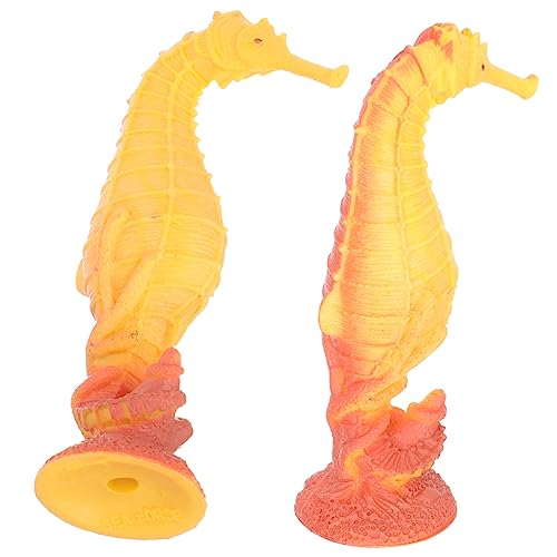 Abaodam 2 Stück Realistische Seepferdchenmodelle Seepferdchenmodellspielzeug Kinderspielzeug Kuscheltiere Für Meerestier Seepferdchenstatuen Und Figuren Frühes Lernen Für von Abaodam