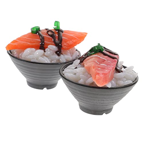 Abaodam 2 Stück Realistisches Lebensmittelmodell für Rollenspiele Sushi und Rindfleischreis als Fotorequisite für Spielküche Dekoration für Fotografie Abaodam 2 Stück Realistisches Lebensmittelmodell für Rollenspiele Sushi und Rindfleischreis als Fotorequisite für Spielküche Dekoration für Fotografie von Abaodam