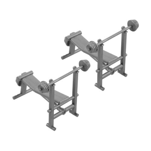 Abaodam 2 Stück Realistisches Zubehör für Puppenhaus Miniatur Gymnastikgeräte Hantelbank und Gewichte für Kreative Szenen und Indoor Mikrolandschaften Abaodam 2 Stück Realistisches Zubehör für Puppenhaus Miniatur Gymnastikgeräte Hantelbank und Gewichte für Kreative Szenen und Indoor Mikrolandschaften von Abaodam
