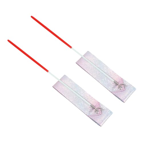 Abaodam 2 Stück Ribbon Dance Requisiten Fitnessstudio für Shows Mädchen funkeln Gymnastik farbiges Band durchführender Streamer Tanz-Streamer Polyester rot Abaodam 2 Stück Ribbon Dance Requisiten Fitnessstudio für Shows Mädchen funkeln Gymnastik farbiges Band durchführender Streamer Tanz-Streamer Polyester rot von Abaodam