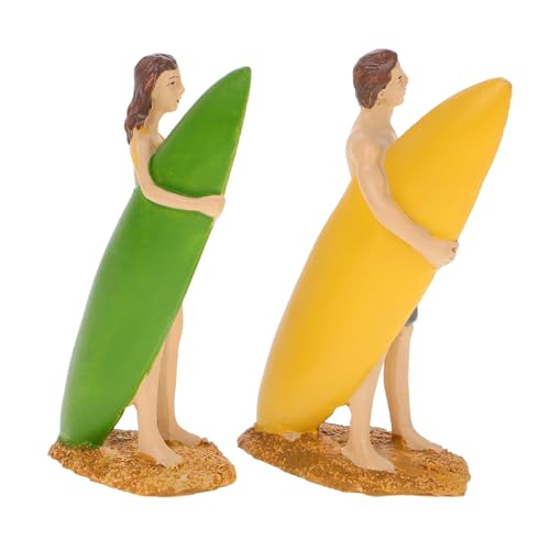 Abaodam 2 Stück Sandtischmodell Deko Modellbahn Menschen Figuren Sandtischspielzeug Realistische Miniaturmenschen Winzige Menschenfiguren Kuchendeckel Für Den Strand Strandmodell Harz von Abaodam