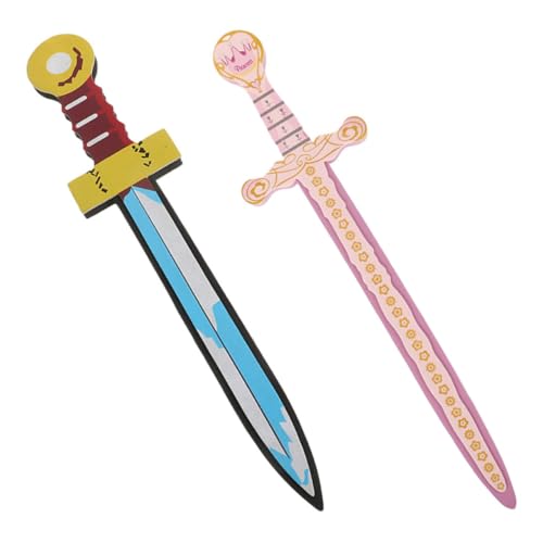 Abaodam 2 Stück Schaumstoff-Schwertspielzeug für rollenspiel zubehör Rollenspiele für draußen Halloween - Schwertspielspielzeug Prop- Trainingsschwert Cosplay- Abaodam 2 Stück Schaumstoff-Schwertspielzeug für rollenspiel zubehör Rollenspiele für draußen Halloween - Schwertspielspielzeug Prop- Trainingsschwert Cosplay- von Abaodam
