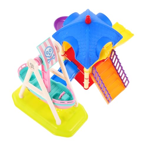 Abaodam 2 Stück Schiebespielzeug Piratenschiff Spielplatz kinderspielzeug Puppenhaus-Ornamente Miniatur-Spielplatzmodelle Mini-Puppenhauszubehör Zubehör für Puppenhäuser Plastik Abaodam 2 Stück Schiebespielzeug Piratenschiff Spielplatz kinderspielzeug Puppenhaus-Ornamente Miniatur-Spielplatzmodelle Mini-Puppenhauszubehör Zubehör für Puppenhäuser Plastik von Abaodam