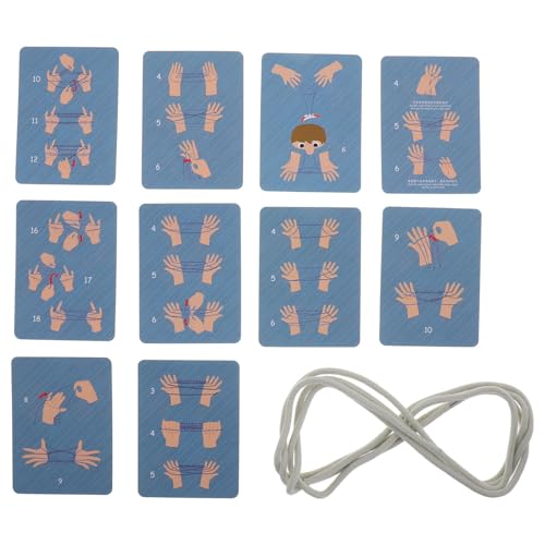 Abaodam Familienspiele 2er-Pack Katzen-wiegenspielzeug Handspiel Fingerschnüre Kooperatives Lernspielzeug Für Jungen Und Mädchen von Abaodam