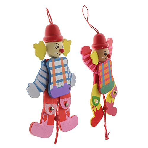 Abaodam 2 Stück Schnur Clown-Marionettenpuppe Marionettenpuppen Figur lustiges Marionettenspielzeug Handpuppe interaktives Puppen lustige Marionetten Puppenspiel-Requisite Abaodam 2 Stück Schnur Clown-Marionettenpuppe Marionettenpuppen Figur lustiges Marionettenspielzeug Handpuppe interaktives Puppen lustige Marionetten Puppenspiel-Requisite von Abaodam