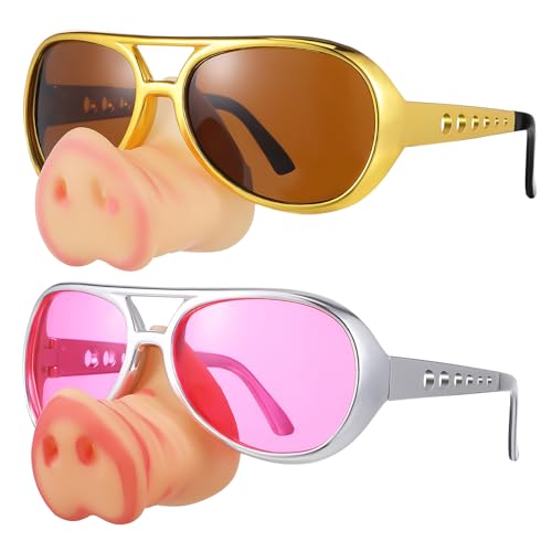 Abaodam 2 Stück Schweinenase Brillen Für Lustige Party Brillen Halloween Cosplay Zubehör Für Partys Kostüme Und Foto Requisiten Abaodam 2 Stück Schweinenase Brillen Für Lustige Party Brillen Halloween Cosplay Zubehör Für Partys Kostüme Und Foto Requisiten von Abaodam