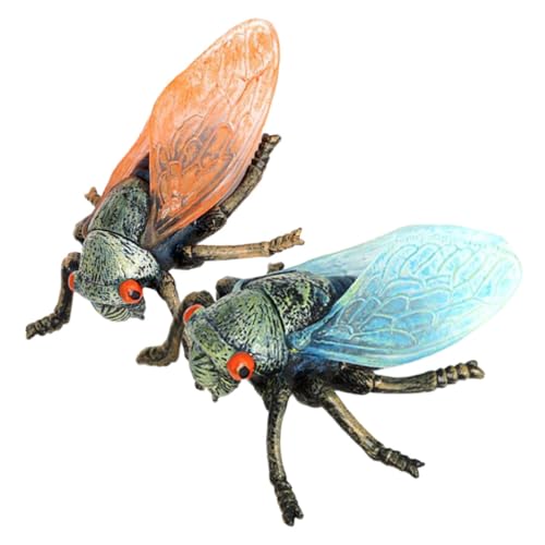 Abaodam Künstliche Zikaden Ornament 2 Stücke Lebensechte Simulation Insekten Modell Für Pädagogische Zwecke Garten Abaodam Künstliche Zikaden Ornament 2 Stücke Lebensechte Simulation Insekten Modell Für Pädagogische Zwecke Garten von Abaodam