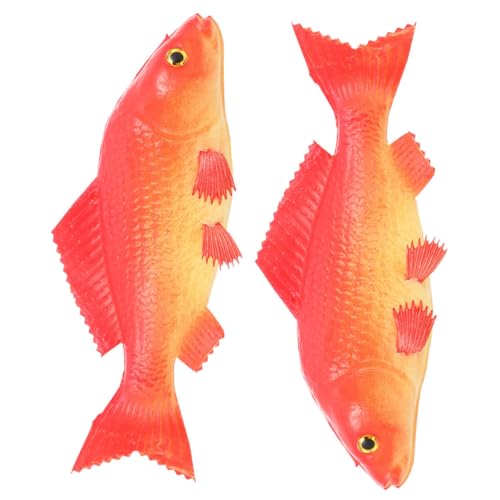Abaodam 2 Stück Simulation Fischmodell aus Langlebigem PU Realistische Fischfigur mit Lebensechtem Design Dekoratives Kunstfisch Modell für Schreibtisch Wohnzimmer und Kinderzimmer Abaodam 2 Stück Simulation Fischmodell aus Langlebigem PU Realistische Fischfigur mit Lebensechtem Design Dekoratives Kunstfisch Modell für Schreibtisch Wohnzimmer und Kinderzimmer von Abaodam