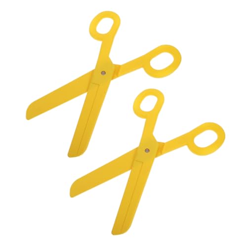 Abaodam 2 Stück Simulationsscheren-Requisiten Spielspielzeug Vorgeben Spielshow-Requisiten Plastik Yellow Abaodam 2 Stück Simulationsscheren-Requisiten Spielspielzeug Vorgeben Spielshow-Requisiten Plastik Yellow von Abaodam