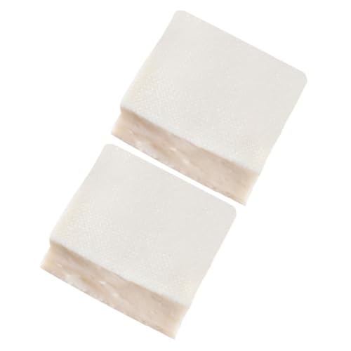 Abaodam 2 Stück Simulierte Tofu Fake Food Dekoration Tofu Modell Lebensmittel Modell Simulation Tofu Küche Gefälschte Tofu Requisite Küche Essen Ornament Tofu Fotografie Modell Tofu Spielzeug Weiß von Abaodam