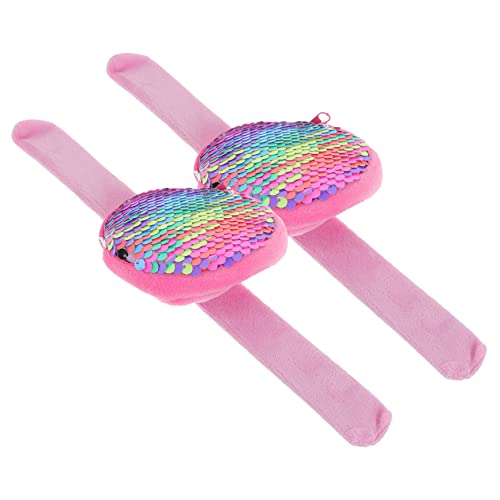 Abaodam 2 Stück Slap Armband mit Reißverschluss Münzbeutel Lustige Party für Jungen und Mädchen Accessoire für Fest Abaodam 2 Stück Slap Armband mit Reißverschluss Münzbeutel Lustige Party für Jungen und Mädchen Accessoire für Fest von Abaodam