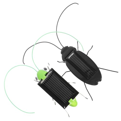 Abaodam 2 Stück Solarbetriebenes Insektenspielzeug Realistische Heuschrecke und Kakerlake Pädagogisches für Jungen und Fördert Naturerfahrung und Energieverständnis Abaodam 2 Stück Solarbetriebenes Insektenspielzeug Realistische Heuschrecke und Kakerlake Pädagogisches für Jungen und Fördert Naturerfahrung und Energieverständnis von Abaodam