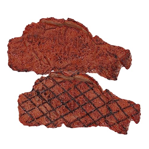 Abaodam 2 Stück Steak Modell Küchennahrung Fake Food Pretend Food Künstliches Schweinesteak Lebensmittel Schweinekotelett Plüschtiere Spielküche Künstliches Simuliertes Abaodam 2 Stück Steak Modell Küchennahrung Fake Food Pretend Food Künstliches Schweinesteak Lebensmittel Schweinekotelett Plüschtiere Spielküche Künstliches Simuliertes von Abaodam