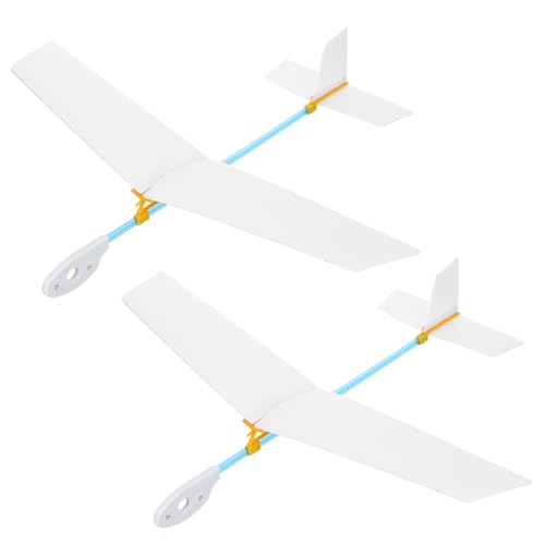 Abaodam 2stücke Flugzeug-modellbausatz Für Junge Mädchen Bastelset Mit Segelflugzeugen Zum Bemalen Holzspielzeug Für Familienaktivitäten DIY Modellflugzeugbausatz Basteln Für Jungen von Abaodam