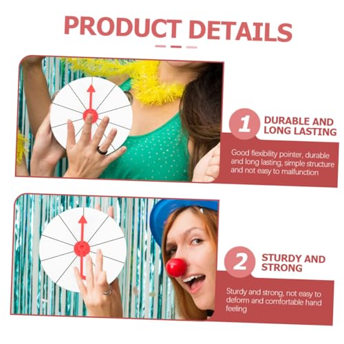 Abaodam 2 Stück Teiliges Drehbares Spielrad DIY für Kinderpartys Stabile Konstruktion Leicht Tragbar Vielseitig für Party Schule Messe und Events von Abaodam