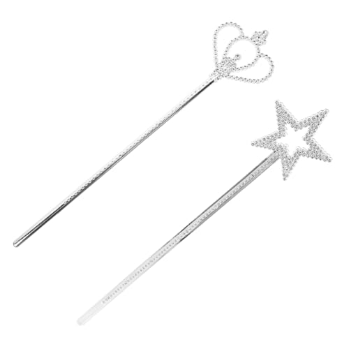 Abaodam 2 Stück Teiliges Feenstab und Krone für Prinzessinnen Silberne Zauberstäbe für Kostümpartys Geburtstagsfeiern und Weihnachtsfeiern Requisiten für Mädchen und Cosplay Abaodam 2 Stück Teiliges Feenstab und Krone für Prinzessinnen Silberne Zauberstäbe für Kostümpartys Geburtstagsfeiern und Weihnachtsfeiern Requisiten für Mädchen und Cosplay von Abaodam