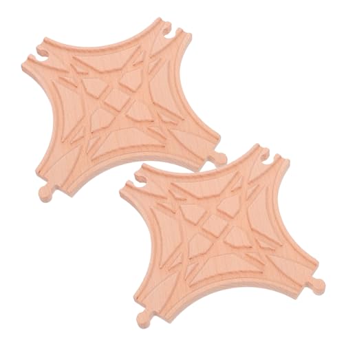 Abaodam 2 Stück Teiliges Holz Eisenbahnschnallenmodell Gleisverbinder Multi-Wege Schalter Holzschienen Erweiterungszubehör für Spielzeugeisenbahn Kompatibel Nahtlose Verbindung Langlebiges Abaodam 2 Stück Teiliges Holz Eisenbahnschnallenmodell Gleisverbinder Multi-Wege Schalter Holzschienen Erweiterungszubehör für Spielzeugeisenbahn Kompatibel Nahtlose Verbindung Langlebiges von Abaodam