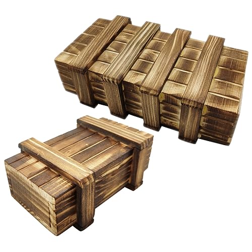 Abaodam 2 Stück Teiliges Holz Puzzle mit Verstecktem Fach Pädagogisches Denkspielzeug für Sichere Holzboxen Zwei Fördert Konzentration und Gehirntraining Abaodam 2 Stück Teiliges Holz Puzzle mit Verstecktem Fach Pädagogisches Denkspielzeug für Sichere Holzboxen Zwei Fördert Konzentration und Gehirntraining von Abaodam