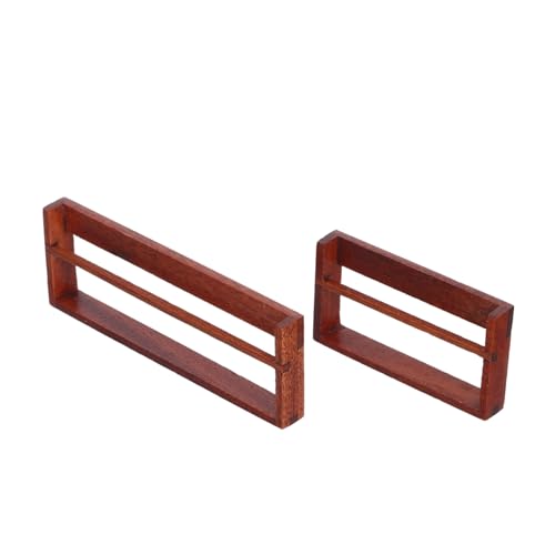 Abaodam 2 Stück Teiliges Miniatur Bücherregal aus Robustem Holz Präzise Mini Wandregale für Bjd Puppen Vielseitig Einsetzbar als Küchen Schreibtisch-dekor Realistische Miniatur Möbel für Abaodam 2 Stück Teiliges Miniatur Bücherregal aus Robustem Holz Präzise Mini Wandregale für Bjd Puppen Vielseitig Einsetzbar als Küchen Schreibtisch-dekor Realistische Miniatur Möbel für von Abaodam