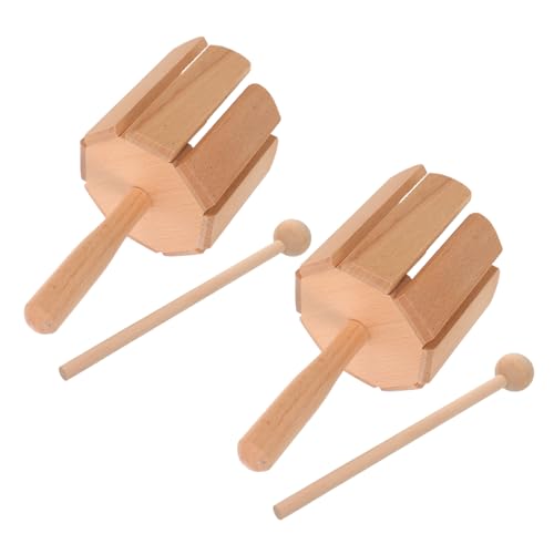 Abaodam 2 Stück Teiliges Orff Percussion Instrument aus Massivholz mit Klängen Kindgerechtes Montessori Musikinstrument Sichere Rhythmus-spielzeuge für Kleinkinder Fördert Kreativität und Abaodam 2 Stück Teiliges Orff Percussion Instrument aus Massivholz mit Klängen Kindgerechtes Montessori Musikinstrument Sichere Rhythmus-spielzeuge für Kleinkinder Fördert Kreativität und von Abaodam