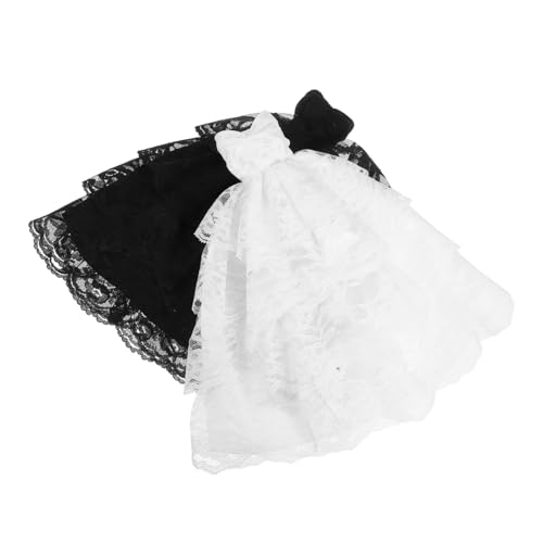 Abaodam 2 Stück Teiliges Puppen Brautkleid Bicolor Spitzenkleid Prinzessin Abendkleid Mini Actionfigur Kostüm Zubehör Handgefertigte Hochzeitsparty Outfits für Puppen Abaodam 2 Stück Teiliges Puppen Brautkleid Bicolor Spitzenkleid Prinzessin Abendkleid Mini Actionfigur Kostüm Zubehör Handgefertigte Hochzeitsparty Outfits für Puppen von Abaodam