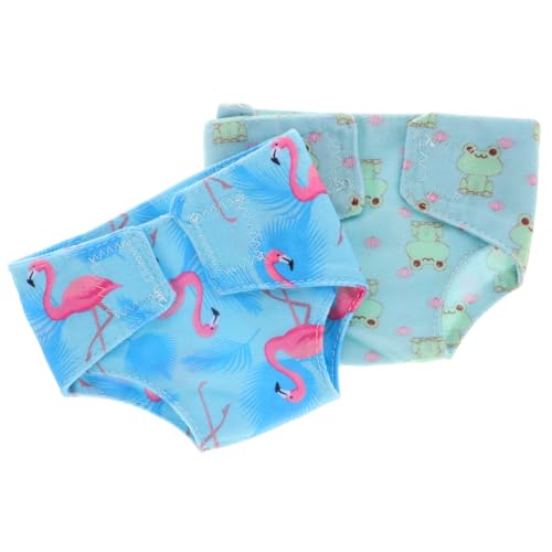 Abaodam 2 Stück Teiliges Puppenunterwäsche aus Weichem Langlebigem Material mit Niedlichem Cartoon Muster als Puppenkleidung und Zubehör für Spielzeugpuppen für Rollenspiele und Abaodam 2 Stück Teiliges Puppenunterwäsche aus Weichem Langlebigem Material mit Niedlichem Cartoon Muster als Puppenkleidung und Zubehör für Spielzeugpuppen für Rollenspiele und von Abaodam