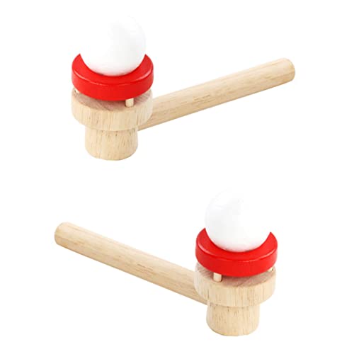 Abaodam 2 Stück Teiliges Schwebender Luftblasenspielzeug aus Holz Bunte Pustebälle für Interaktives Eltern Junge Mädchen Spiel zur Atemmuskel Übung Geeignet für Drinnen und Draußen Abaodam 2 Stück Teiliges Schwebender Luftblasenspielzeug aus Holz Bunte Pustebälle für Interaktives Eltern Junge Mädchen Spiel zur Atemmuskel Übung Geeignet für Drinnen und Draußen von Abaodam