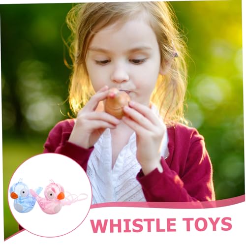 Abaodam 2 Stück Teiliges Wasservogel pfeifenspielzeug aus Transparentem Kunststoff Lustige Vogelpfeife mit Wasserfüllung Kompakt Tragbar Sicher als Signalgerät für Outdoor Spiel und von Abaodam