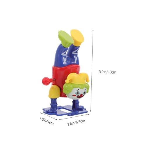 Abaodam 2 Stück Teiliges Wind Up Clown Lustiger Tisch mit Mechanischem Aufzieh Mechanismus Farbenfrohe Grün Blaue Wind Up Figur für Sammler Abaodam 2 Stück Teiliges Wind Up Clown Lustiger Tisch mit Mechanischem Aufzieh Mechanismus Farbenfrohe Grün Blaue Wind Up Figur für Sammler von Abaodam