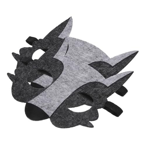 Abaodam 2 Stück Tiermasken für Unisex Kostüm Masken für Partys Fotorequisiten und Rollenspiele für Halloween und Kindergeburtstage von Abaodam