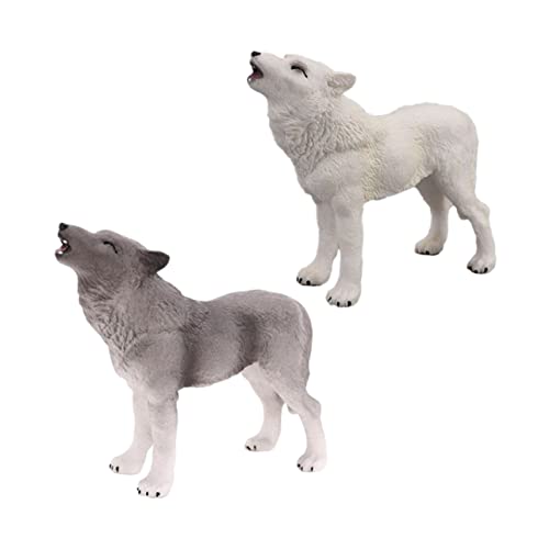 Abaodam 2 Stücke PVC Modelle Realistische Wildtier Spielzeug Pädagogisches Jungen Und Mädchen Spielzeug Dekorative Tier Figuren Set von Abaodam