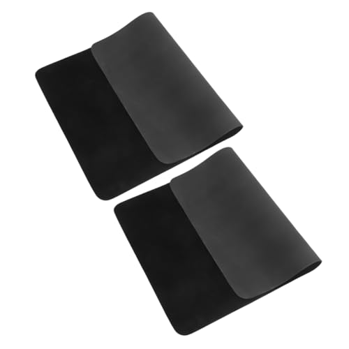 Abaodam 2 Stück Zauberkartenmatte Spielmatte Mahjong-Matte Für Den Tisch Gimmick-Requisiten Pokertischmatte Karte Tischmatte Spieltischmatte Brettspiel-tischmatte Stoff Black von Abaodam