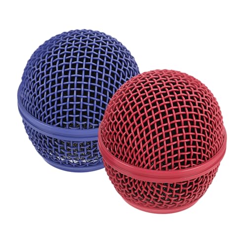 Abaodam 2stücke Mikrofon Grill Cover Metall Ersatzgitter Für Mikrofone Langlebige Und Stilvolle Mikrofonabdeckungen Für Professionelle Anwendungen Einfache Installation Und Pflege von Abaodam