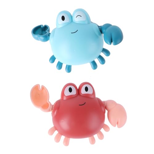 Abaodam Badespielzeug Für Kinder – 2er-Set Aufziehkrabben Baby-poolspielzeug Sicher Für Kleinkinder Leuchtende Farben Und Glatte Textur Abaodam Badespielzeug Für Kinder – 2er-Set Aufziehkrabben Baby-poolspielzeug Sicher Für Kleinkinder Leuchtende Farben Und Glatte Textur von Abaodam