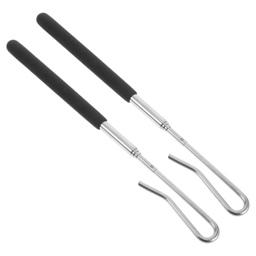 Abaodam 2 Stücke Puppet Griffe Handpuppen Arm Control Rod Puppet Edelstahl Stick Zubehör Für Schulen Hause Puppen Theater Werkzeuge von Abaodam