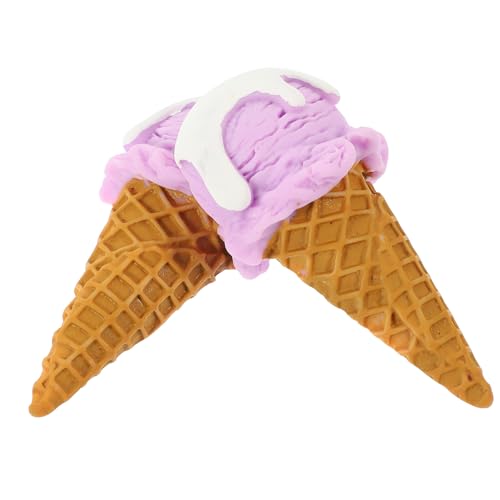 Abaodam Lebensechte Eiscreme-spielzeuge 2er-Pack Harz-eiskegel-Modelle Künstliche Verzierungen Für Partys Abaodam Lebensechte Eiscreme-spielzeuge 2er-Pack Harz-eiskegel-Modelle Künstliche Verzierungen Für Partys von Abaodam
