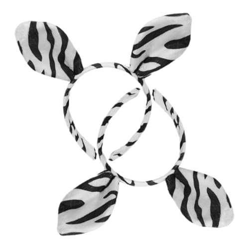 Abaodam 2 Stücke Stirnband mit Zebraohren Cosplay-Stirnband Süße Stirnbänder für Mädchen Ohrenstirnband Party-Frisuren Halloween Stirnbänder Halloween-Cosplay-Kopfbedeckung Plüsch Weiß Abaodam 2 Stücke Stirnband mit Zebraohren Cosplay-Stirnband Süße Stirnbänder für Mädchen Ohrenstirnband Party-Frisuren Halloween Stirnbänder Halloween-Cosplay-Kopfbedeckung Plüsch Weiß von Abaodam