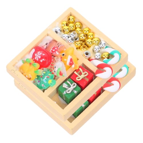 Abaodam 2 Weihnachtsminiaturen Süßigkeitenornamente Für Puppenhäuser – Kleine Süße Dekorationen Für Weihnachten – Mini Süßigkeitenmodell Für Puppenhausdekoration Abaodam 2 Weihnachtsminiaturen Süßigkeitenornamente Für Puppenhäuser – Kleine Süße Dekorationen Für Weihnachten – Mini Süßigkeitenmodell Für Puppenhausdekoration von Abaodam