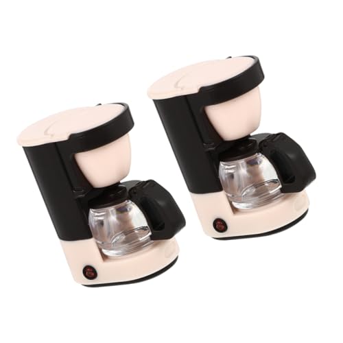 Abaodam 2-teiliges Kaffeemaschinen-Modell für Puppenhaus-Möbel, Mini-Kaffeeshop-Zubehör, interaktives Spiel-Küchendekor Abaodam 2-teiliges Kaffeemaschinen-Modell für Puppenhaus-Möbel, Mini-Kaffeeshop-Zubehör, interaktives Spiel-Küchendekor von Abaodam