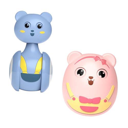 Abaodam 2 x Cartoon-Becher mit eingebauter Glocke, winkende Poly-Musik für sicheren Trinkbecher mit Sound für Spielspaß von Abaodam