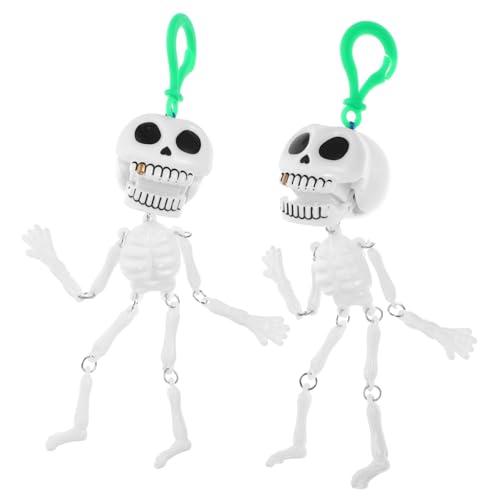 Abaodam 2 x Halloween-Skelett-Zugschnur für Totenkopf-Requisiten, lustige Halloween-Dekorationen für Partys und Süßigkeiten Abaodam 2 x Halloween-Skelett-Zugschnur für Totenkopf-Requisiten, lustige Halloween-Dekorationen für Partys und Süßigkeiten von Abaodam