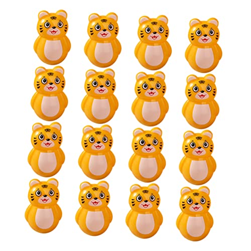Abaodam 20 Stück Becher Kleine Spielzeuge Auto Für Babys Mini Autos Wackelspielzeug Wohndekoration Becher Tiger Schmuck Kinderspielzeug Kunststoff von Abaodam