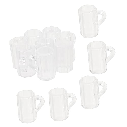 Abaodam 20 Stück Bierbecher Dekorative Transparente Mini Bier Tassen für Puppenhaus DIY Bastelprojekte und Niedliche Spielzeugbecher Abaodam 20 Stück Bierbecher Dekorative Transparente Mini Bier Tassen für Puppenhaus DIY Bastelprojekte und Niedliche Spielzeugbecher von Abaodam