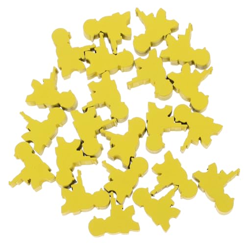 Abaodam 20 Stück Brettspiel-Schachfiguren Magnetschach Stapelspiel Zubehör für Brettspiele Schachbrett Schachfiguren-Set Brettspiel Zubehör Schach Ersatz Spielzubehör Holz Yellow Abaodam 20 Stück Brettspiel-Schachfiguren Magnetschach Stapelspiel Zubehör für Brettspiele Schachbrett Schachfiguren-Set Brettspiel Zubehör Schach Ersatz Spielzubehör Holz Yellow von Abaodam