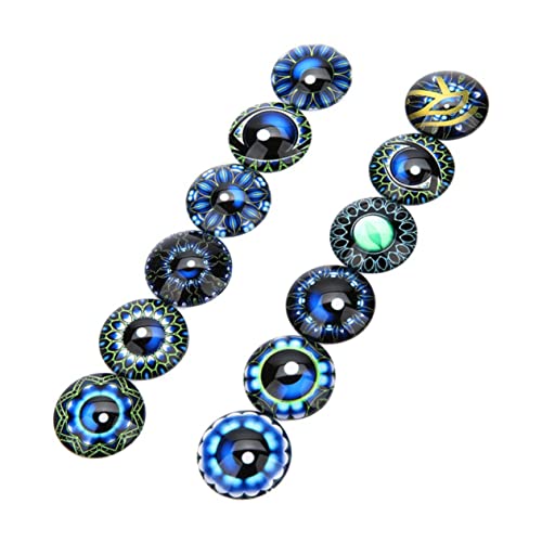 Abaodam 20 Stück 10 Mm Runde Glas-edelstein-Aufkleber Schmuckmaterial Edelsteine Glasaufkleber Rundes Glas Für Basteldekorationen von Abaodam