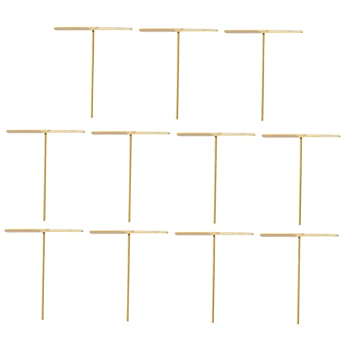 Abaodam 20 Stück Holz Flugspielzeug für Leichte Wurf und Fangspielzeuge für Garten für Outdoor Aktivitäten und aus Natürlichem Holz Gefertigt von Abaodam