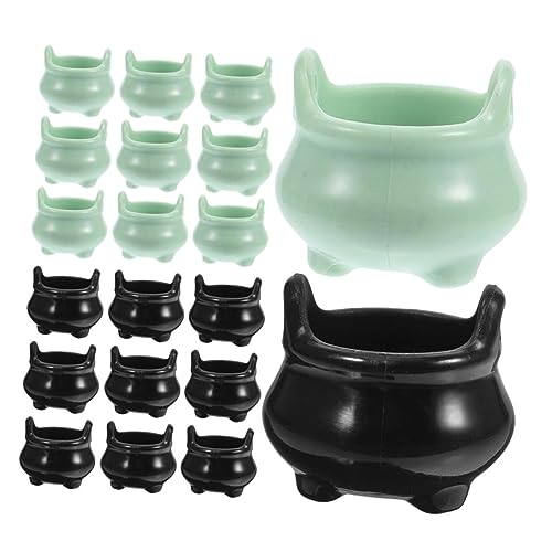 Abaodam Halloween Mini Kessel Spielzeug Set 20pcs Miniatur Kessel Töpfe Für in Kunststoff Abaodam Halloween Mini Kessel Spielzeug Set 20pcs Miniatur Kessel Töpfe Für in Kunststoff von Abaodam