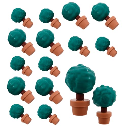 Abaodam 20 Stück Kleine Blumentopfpflanze Pflanzen Mini-baumlandschaft Dekorationen Für Terrarien Winzige Dinge Mini-Dinge Minifiguren Mini-puppenhauszubehör Weiches Gummi Green Abaodam 20 Stück Kleine Blumentopfpflanze Pflanzen Mini-baumlandschaft Dekorationen Für Terrarien Winzige Dinge Mini-Dinge Minifiguren Mini-puppenhauszubehör Weiches Gummi Green von Abaodam