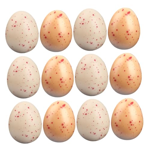Abaodam 20 Stück Künstliche Eier Gesprenkelte Dekoration für Ostern und DIY Projekte Mikro Tischdeko und Kreative Wohnaccessoires von Abaodam