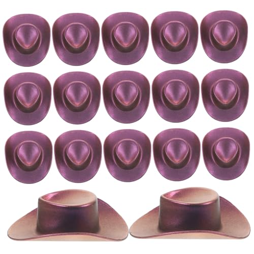 Abaodam 20 Stück Mini Cowboyhüte aus Adorable Miniaturhüte für Puppenhäuser für Partys Geburtstagsfeiern und Dekorationen Farbverlauf Gold Rot Abaodam 20 Stück Mini Cowboyhüte aus Adorable Miniaturhüte für Puppenhäuser für Partys Geburtstagsfeiern und Dekorationen Farbverlauf Gold Rot von Abaodam